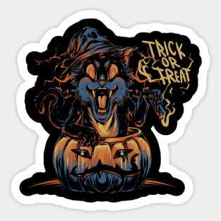 Trick Or Treat Sticker